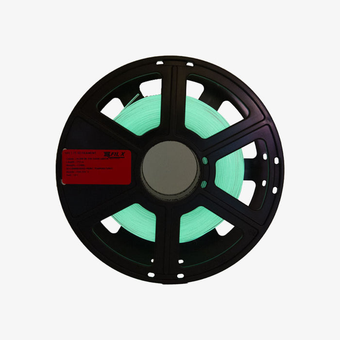 Fil X Green Glow-in-the-Dark PLA Filament (1.75mm)