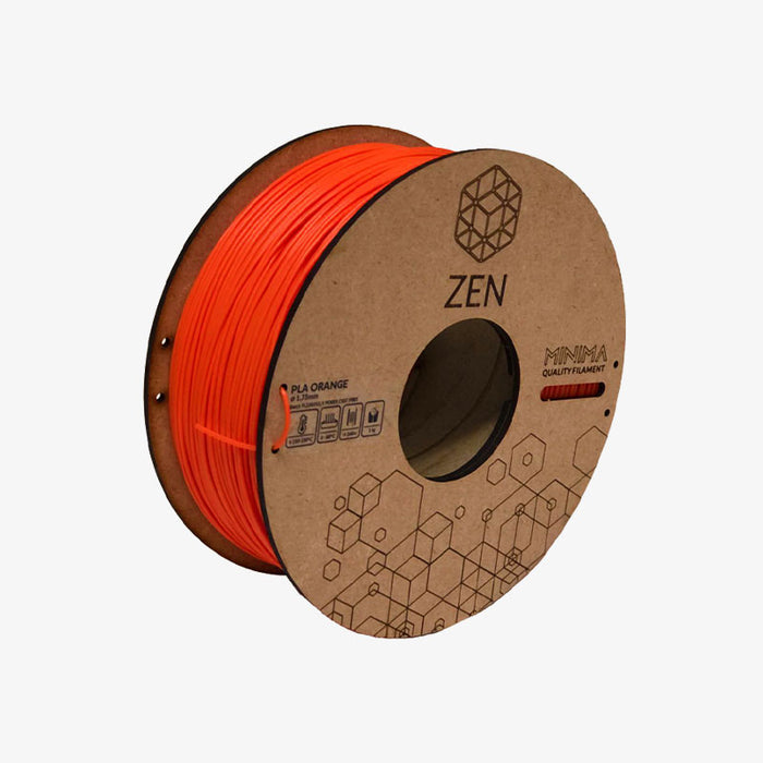 Zen Minima Orange PLA Filament (1.75mm)